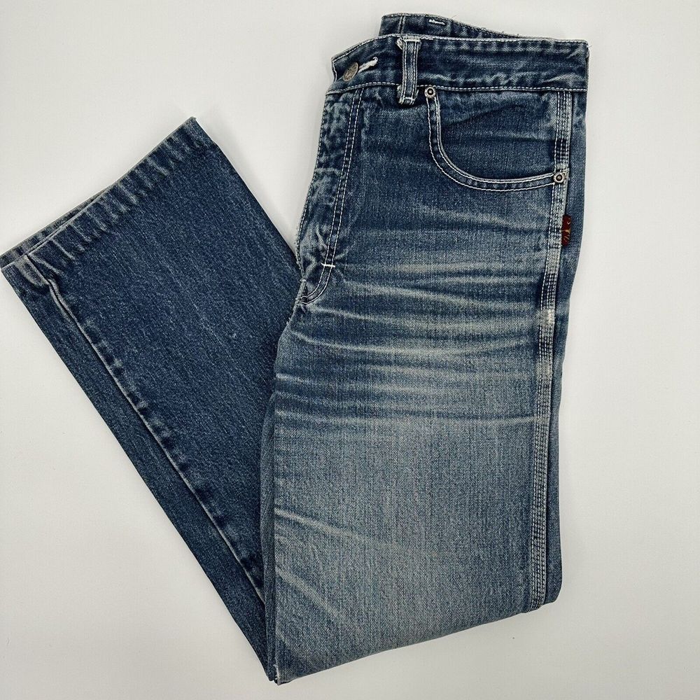 Men's Sergio Valente Acid Wash Straight Leg Jeans Size 30x27‎